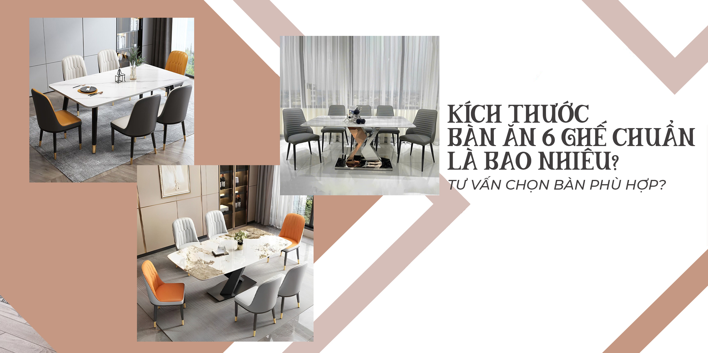 KÍCH THƯỚC BÀN ĂN 6 GHẾ CHUẨN LÀ BAO NHIÊU? TƯ VẤN CHỌN BÀN PHÙ HỢP?